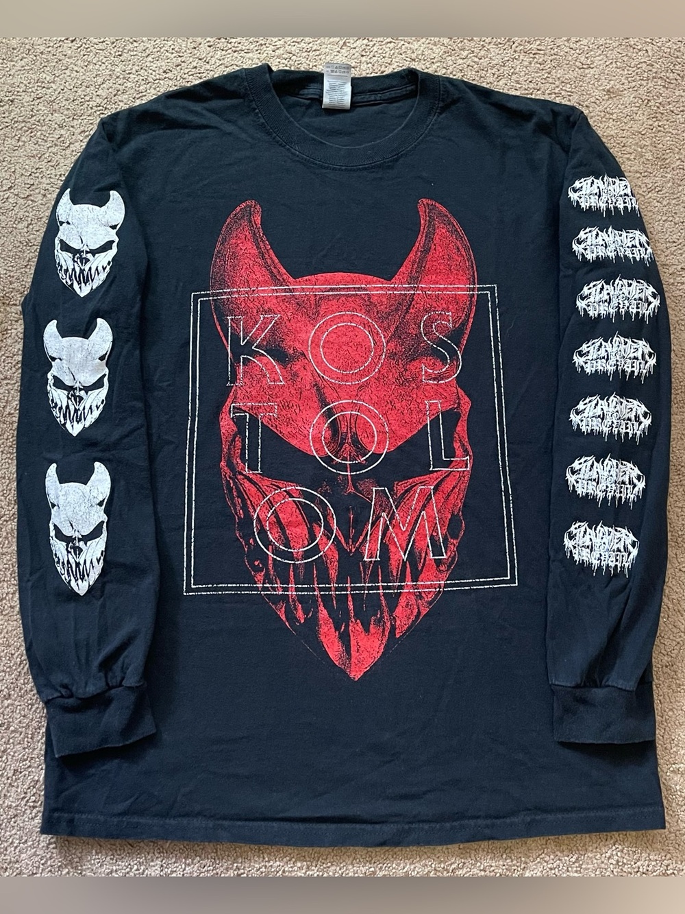 Slaughter to Prevail Band Tee Kostolom Sumerian Records Deathcore Size Medium